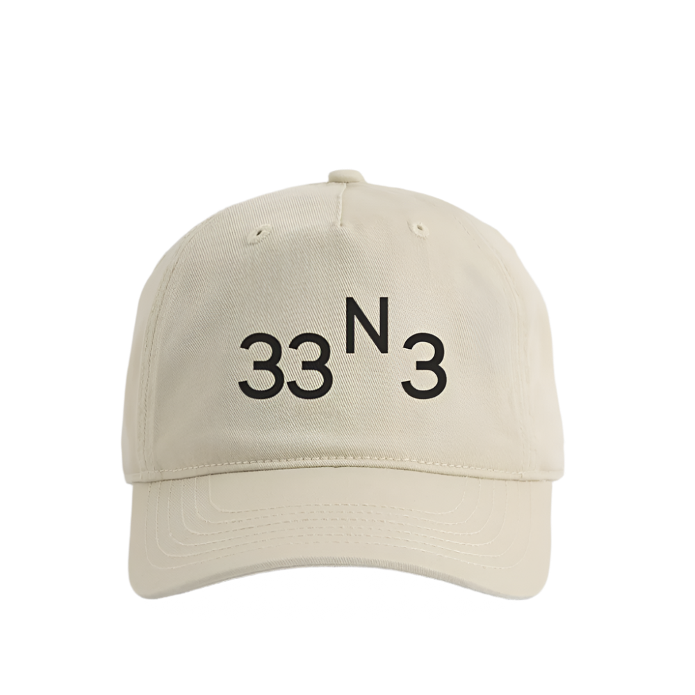 33N3 Fitted Hat - khaki