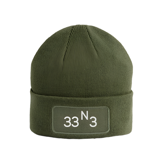 Patch Beanie - olive