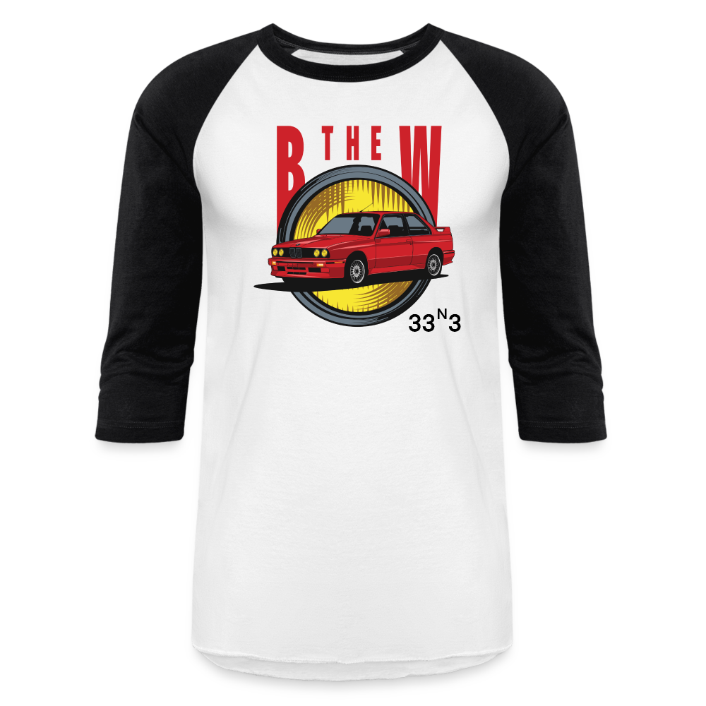 B The W BT-Shirt - white/black