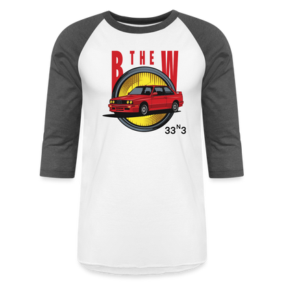 B The W BT-Shirt - white/charcoal