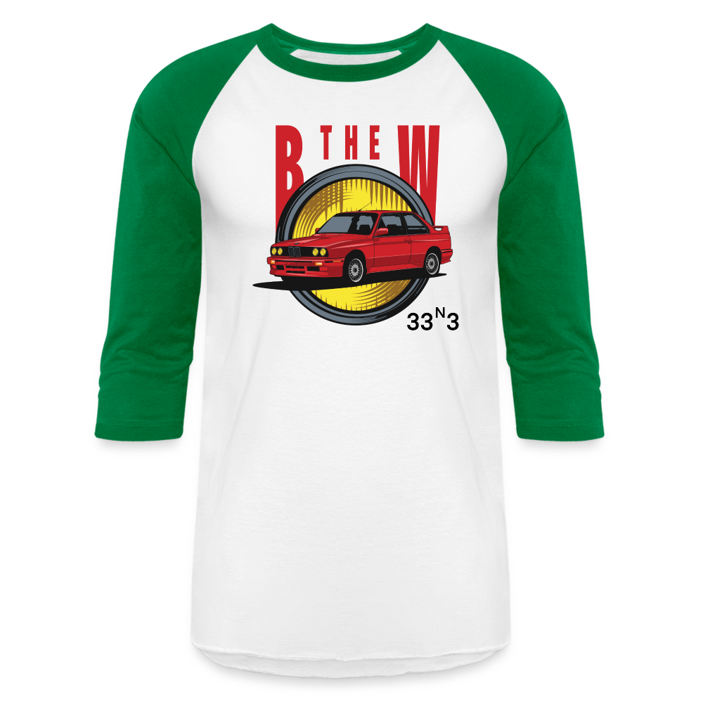 B The W BT-Shirt - white/kelly green