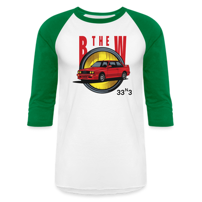 B The W BT-Shirt - white/kelly green