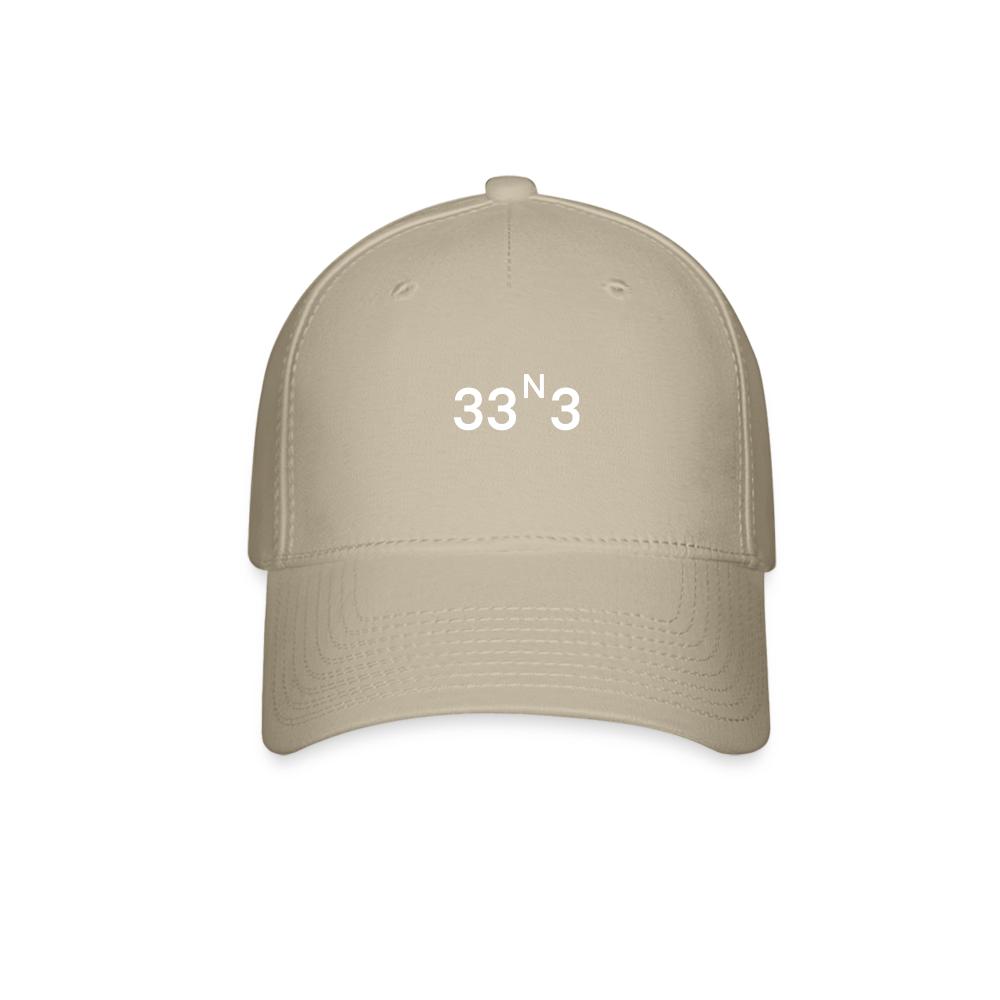 33N3 Fitted Hat - khaki