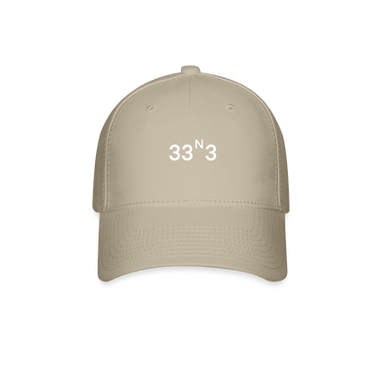 33N3 Fitted Hat - khaki
