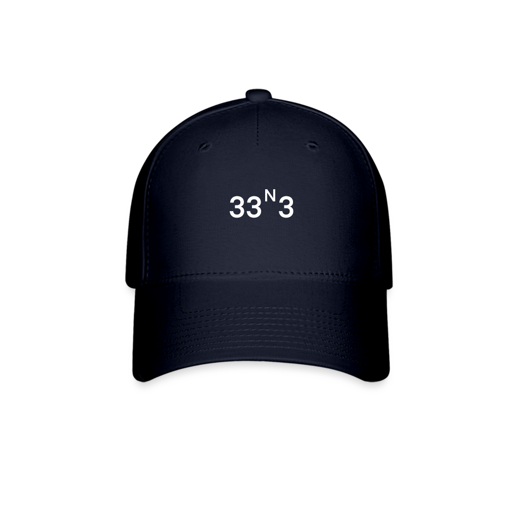 33N3 Fitted Hat - navy